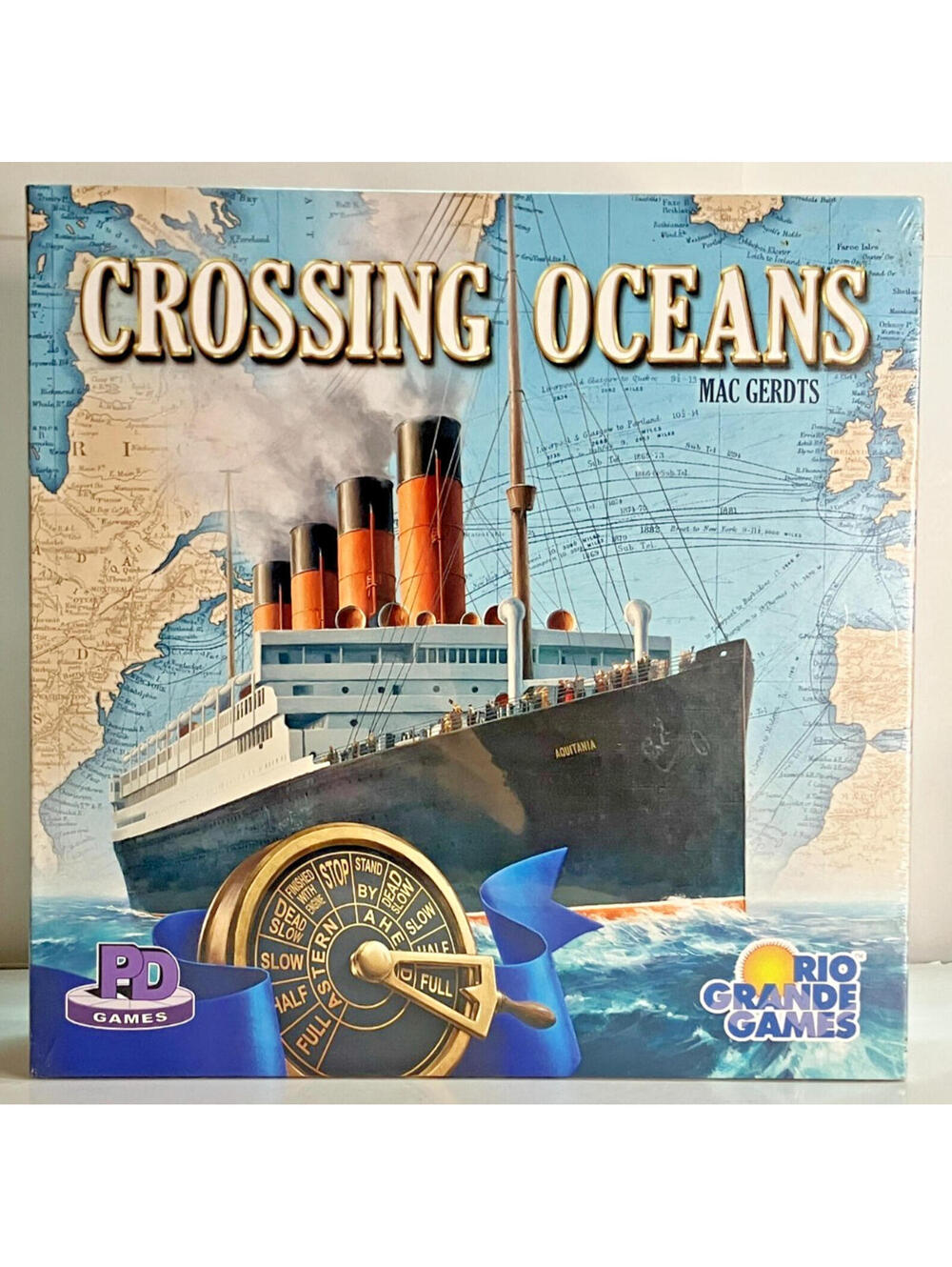 NEW Crossing Oceans by Mac Gerdts Rio Grande PD Board Game SEALED & Complete